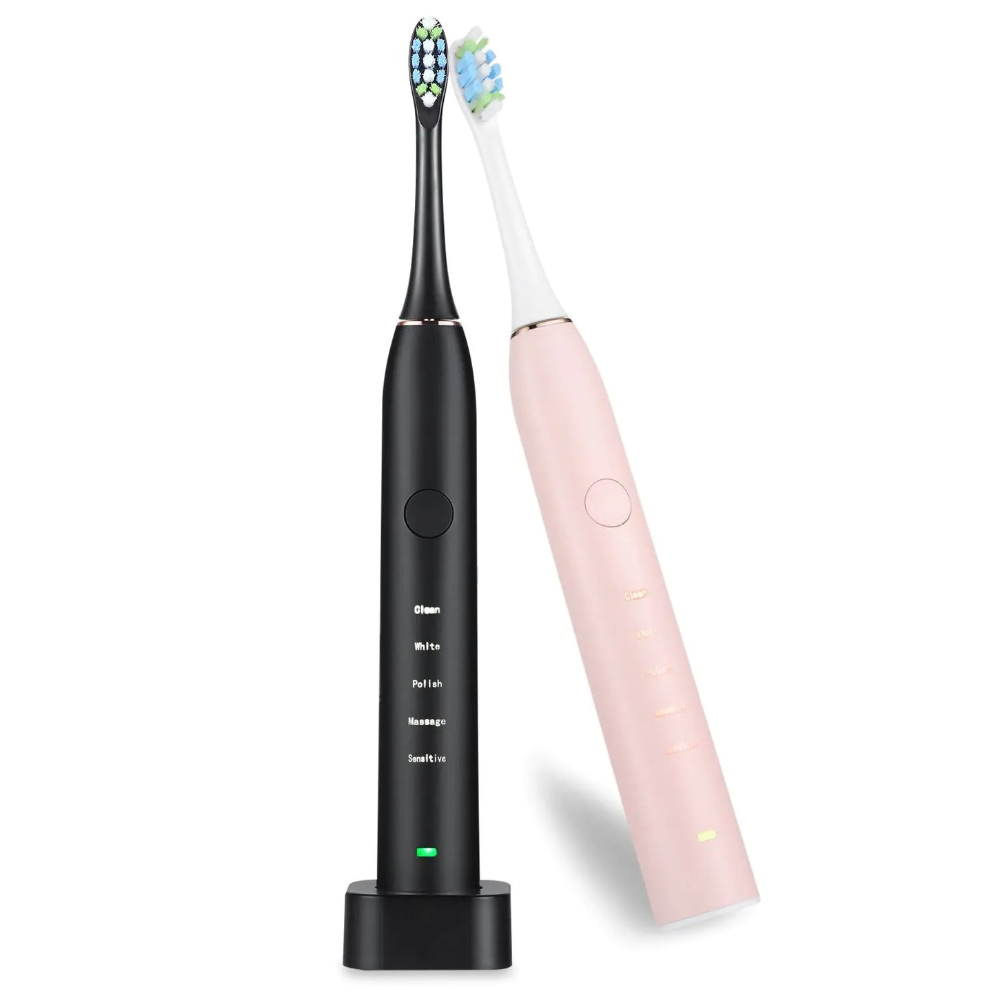 Electric Toothbrush IPX7 With Replacement Heads Set